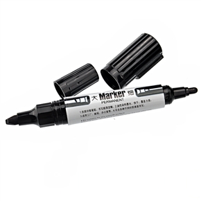 BuySKU67120 W-826 Black Ink Double-ended Marking Pen Marker Pen Marker