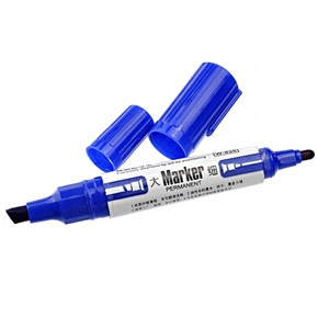 BuySKU67121 W-826 Blue Ink Double-ended Marking Pen Marker Pen Marker