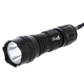 BuySKU63356 WF-501A CREE R2 5 Modes 200LM LED Flashlight with Aluminum Alloy Body (Black)