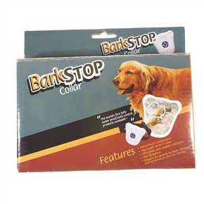 BuySKU62142 Water-proof Adjustable Bark Stop Collar for Dogs (White)