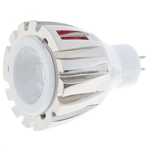BuySKU61434 White Lighting MR16 1W 12V 90 Lumen 6500K 1 LED Lamp Light Bulb (Silver)