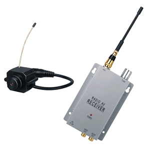 BuySKU59171 Wireless 1.2G Security 200mW Output Audio Camera and Radio Receiver Kit
