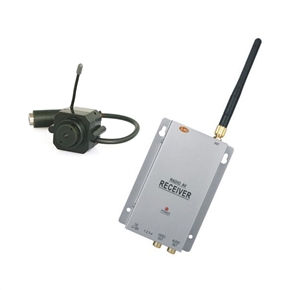 BuySKU59164 Wireless 2.4G Compact 1/3" CMOS Camera and Receiver Kit