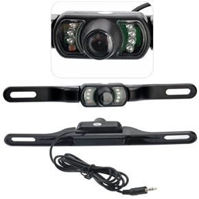 BuySKU59799 Wireless Car Rear View System with Wide-angle Lens & High Resolution Monitor (License Plate Style)