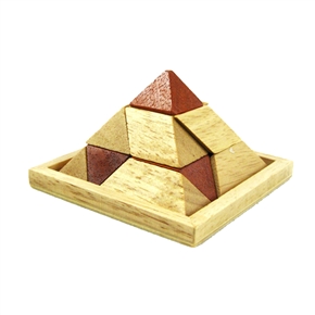 BuySKU66677 Wooden Pyramid Shaped Puzzle Game Toy Children Intelligence Toy Educational Toy