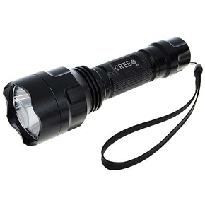 BuySKU63883 X8 Cree XP-G R5 230-Lumen LED Flashlight Torch with White Light (Black)