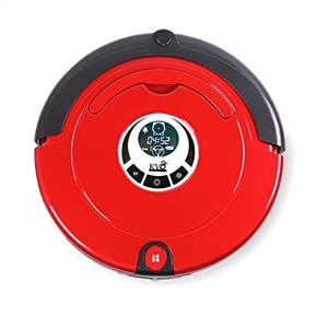 BuySKU64096 XR210 Auto Vacuum Cleaner Intelligent Cleaning Robot with Remote Controller for Home (Red)
