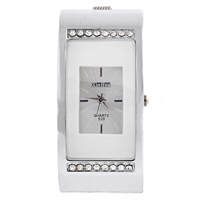 BuySKU58149 XinHua QUARTZ-520 Watch Bracelet Lady Watch Quartz Watch Wrist Watch (White)