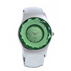 BuySKU58132 XinHua QUARTZ-622 Metal and Artificial Gem Woman Watch Bracelet Quartz Watch Wrist Watch (Green)