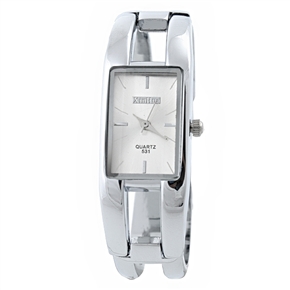 BuySKU58206 XinHua Quartz531 Woman Watch Stainless Metal Waist Watch Quartz Watch (White)