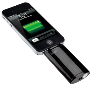 BuySKU66263 ipega 1200mAh EL Light Backup Battery Pack Portable Mobile Power for iPhone iPod (Black)