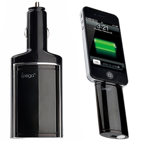 BuySKU67479 ipega PG-IH101 1200mAh EL Light Backup Battery Pack & Car Charger for iPhone /iPad /iPod (Black)