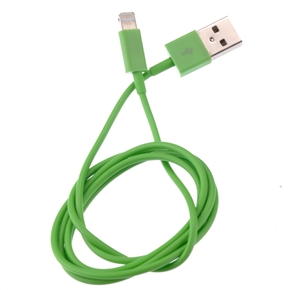 BuySKU69933 1M 8-pin USB Sync Data & Charging Cable for iPhone 5 /iPad mini /iPad 4 (Green)