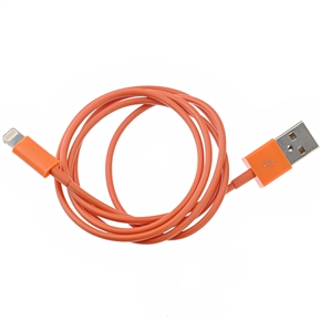 BuySKU69928 1M 8-pin USB Sync Data & Charging Cable for iPhone 5 /iPad mini /iPad 4 (Orange)