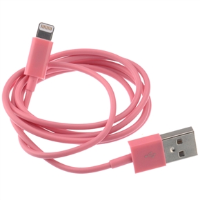 BuySKU69934 1M 8-pin USB Sync Data & Charging Cable for iPhone 5 /iPad mini /iPad 4 (Pink)