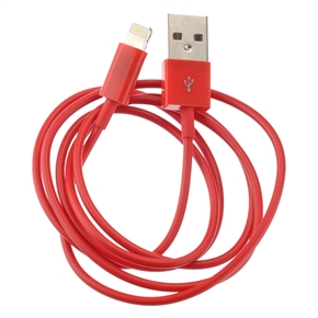BuySKU69935 1M 8-pin USB Sync Data & Charging Cable for iPhone 5 /iPad mini /iPad 4 (Red)
