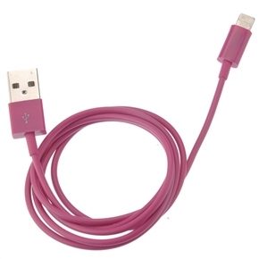 BuySKU69931 1M 8-pin USB Sync Data & Charging Cable for iPhone 5 /iPad mini /iPad 4 (Rosy)