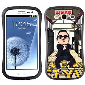 BuySKU70062 Cartoon Gangnam Style PSY Pattern Soft TPU Protective Back Case Cover for Samsung Galaxy S III /i9300