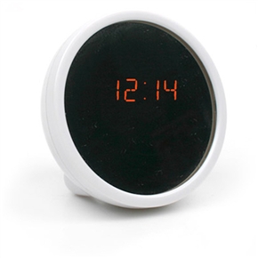 BuySKU70102 Creative 2-in-1 Desktop Digital LED Alarm Clock & Mirror (White)