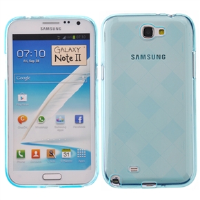 BuySKU69993 Durable Soft TPU Protective Back Case Cover for Samsung Galaxy Note II /N7100 (Blue)