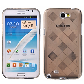 BuySKU69996 Durable Soft TPU Protective Back Case Cover for Samsung Galaxy Note II /N7100 (Grey)