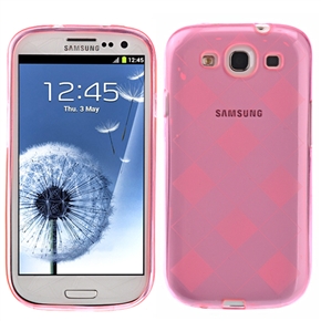 BuySKU70002 Durable Soft Transparent TPU Protective Back Case Cover for Samsung Galaxy S III /i9300 (Pink)
