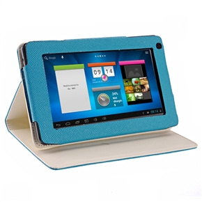 BuySKU69926 Fashion PU Protective Case Cove with Stand & Magnetic Closure for PIPO S1 7-inch Tablet PC (Blue)