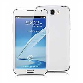 BuySKU70183 Haipai N7102 Android 4.1 MTK6577 Dual-Core 1GB/8GB GPS Dual-camera 5.3-inch HD Capacitive Screen 3G Smartphone (White)
