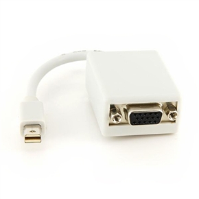 BuySKU69868 Mini DisplayPort DP to VGA Adapter Converter for MacBook Pro (White)