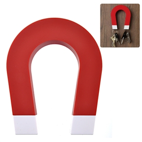 BuySKU70069 Novelty U-shaped Wall-mounted XXL Magnetic Key Holder (Red)