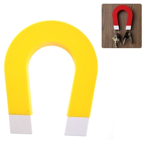 BuySKU70070 Novelty U-shaped Wall-mounted XXL Magnetic Key Holder (Yellow)