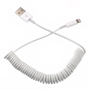 BuySKU69988 Retractable 1M 8-pin USB Sync Data & Charging Cable for iPhone 5 /iPad mini /iPad 4 (White)