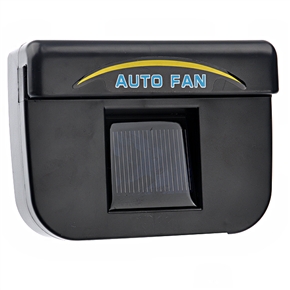BuySKU69921 Solar-powered Car Auto Cooling Fan Air Vent Cooler (Black)