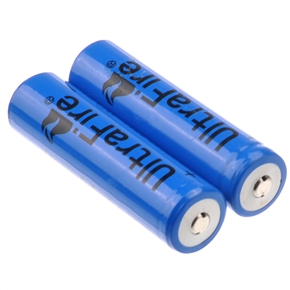 BuySKU69782 UltraFire LC 18650 3.7V 3000mAh Rechargeable Li-ion Battery - One Pair (Blue)