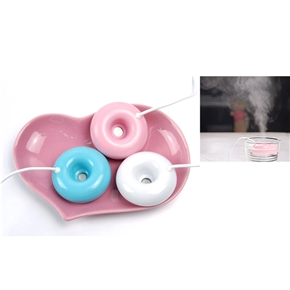 BuySKU70284 Unique Donut-shaped USB Powered Mini Aroma Diffuser & Humidifier for Office /Home (Color Optional)