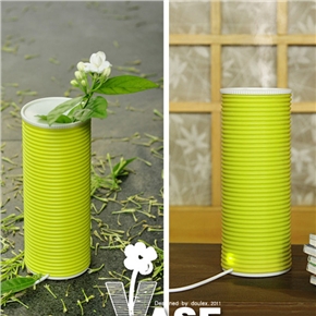 BuySKU70281 Creative Flower Vase Shaped USB Powered Mini Air Humidifier for Office Use (Green)