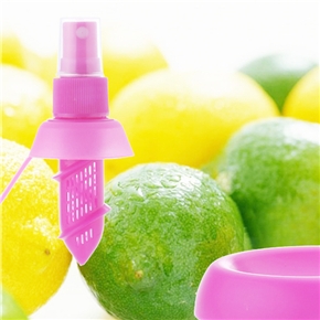BuySKU75042 LZ-831 Creative Handheld Fruit Citrus Spray Lemon Juice Sprayer Kitchen Tools Kit (Rosy)