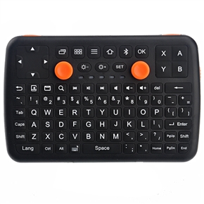 BuySKU74044 Mini K3 Wireless Bluetooth Game Mini Keyboard with Gamepad for iPhone /iPad /Android TV Box (Black)