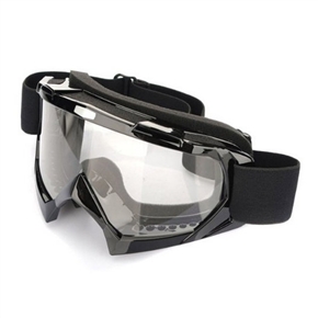 Outdoor Sports Cycling Motorcross Skiing Adjustable Windproof Unisex Eye-protection Goggles Safety Glasses (Black)