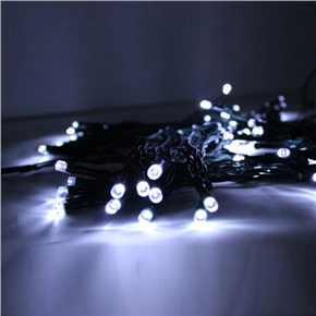 BuySKU74312 Solar Powered 2-mode 100-LED String Light LED Decorative Lamp for Christmas/ Wedding/ Party/Garden (White Light)