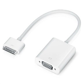 BuySKU70357 20CM Dock Connector to VGA Adapter for iPad (White)