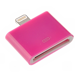 BuySKU70638 30-pin Female to 8-pin Male Adapter Converter for iPhone 5 /iPad mini /iPad 4 /iPod nano 7 /iPod touch 5 (Rosy)