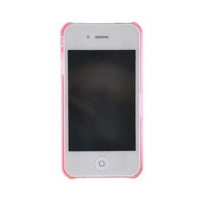 BuySKU70336 Clear Crystal Case Skin Cover for iPhone 4 (Pink)