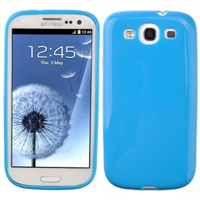 BuySKU70384 Durable Soft TPU Protective Back Case Cover for Samsung Galaxy S III /i9300 (Blue)