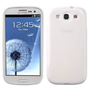 BuySKU70385 Durable Soft TPU Protective Back Case Cover for Samsung Galaxy S III /i9300 (White)