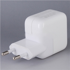 BuySKU70485 EU Type Charger USB Power Adapter for iPad & iPhone (White)
