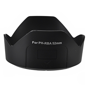 BuySKU70345 Hard Plastic Digital Camera Lens Hood for PH-RBA 52mm (Black)