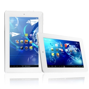 BuySKU70443 JXD P300 Android 4.0 MTK8377 Dual-core 1.2GHz 512MB/4GB Bluetooth GPS Dual-camera 7-inch 3G Phone Tablet PC (White)