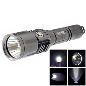 BuySKU70682 NITECORE Precise P25 CREE XM-L U2 860 Lumens Rechargeable LED Tactical Flashlight Torch (Grey)