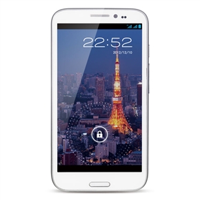 BuySKU70530 ZOPO ZP950+ Phablet Android 4.1 MTK6589 Quad-core 1GB/4GB GPS Dual-camera 5.7-inch HD IPS 3G Smartphone (White)